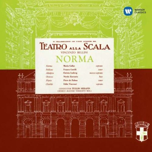 CD CALLAS, MARIA/CHRISTA LUDWIG/FRANCO CORELLI/CHORUS & ORCHESTRA OF LA SCALA MILAN/TULLIO SERAFIN - BELLINI: NORMA (1960)