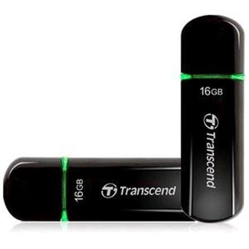 USB kľúč 16GB Transcend Jetflash 600 High Speed, čierno-zelený TS16GJF600