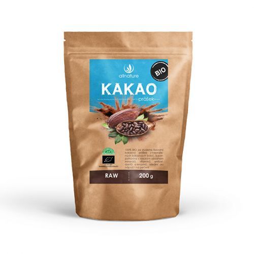 Allnature RAW BIO Kakaový prášok 200 g