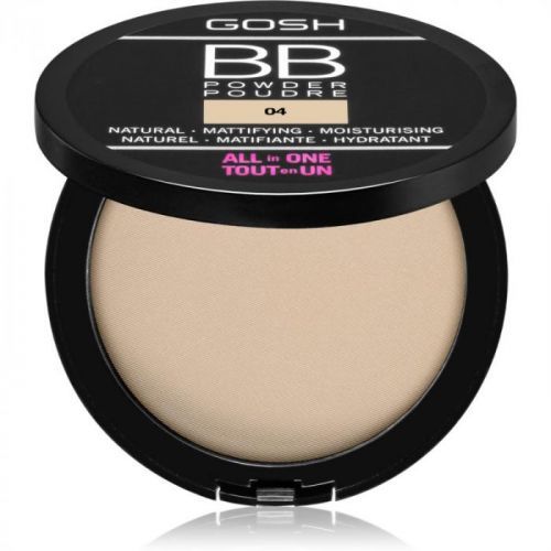 Gosh BB Cream zmatňujúci púder odtieň 04 Beige 6,5 g