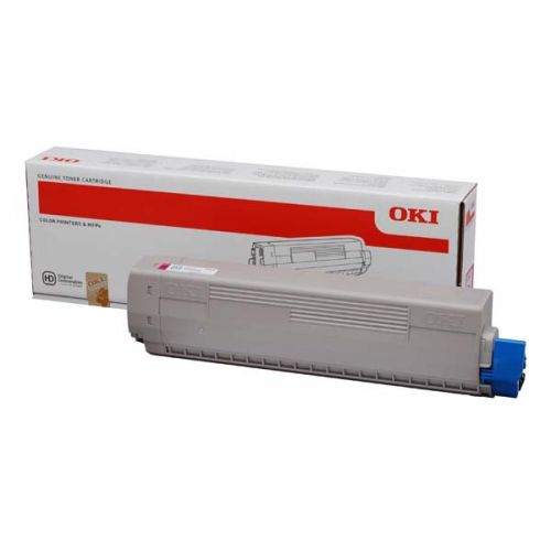OKI originál toner 44844506, magenta, 10000str., OKI C831, 841