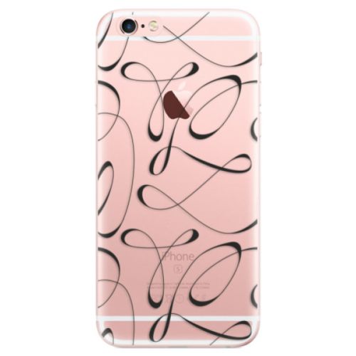 Odolné silikónové puzdro iSaprio - Fancy - black - iPhone 6 Plus/6S Plus