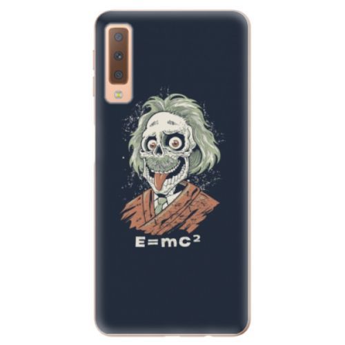 Odolné silikónové puzdro iSaprio - Einstein 01 - Samsung Galaxy A7 (2018)