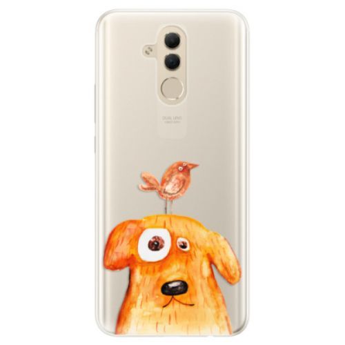 Silikónové puzdro iSaprio - Dog And Bird - Huawei Mate 20 Lite