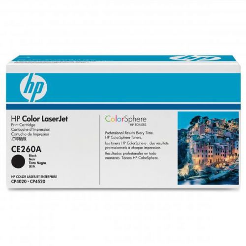 HP originál toner CE260A, black, 8500str., HP 647A, HP Color LaserJet CP4025, CP4525