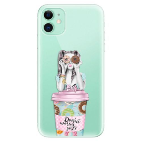 Odolné silikónové puzdro iSaprio - Donut Worry - iPhone 11