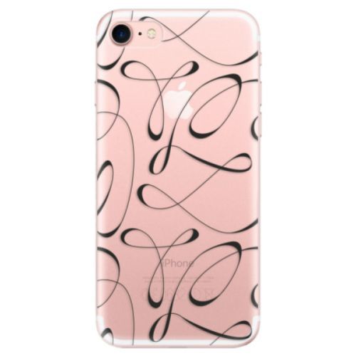 Odolné silikónové puzdro iSaprio - Fancy - black - iPhone 7
