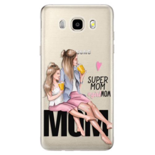 Odolné silikónové puzdro iSaprio - Milk Shake - Blond - Samsung Galaxy J5 2016
