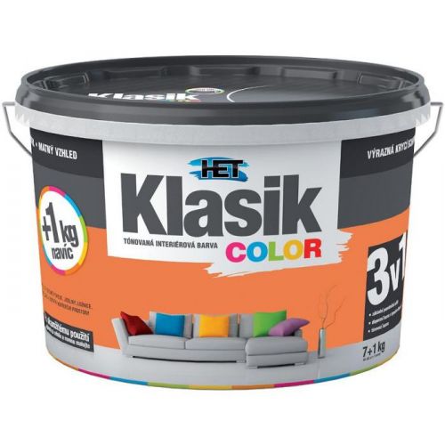 Het Klasik Color Oranž pastelová 7kg+1kg