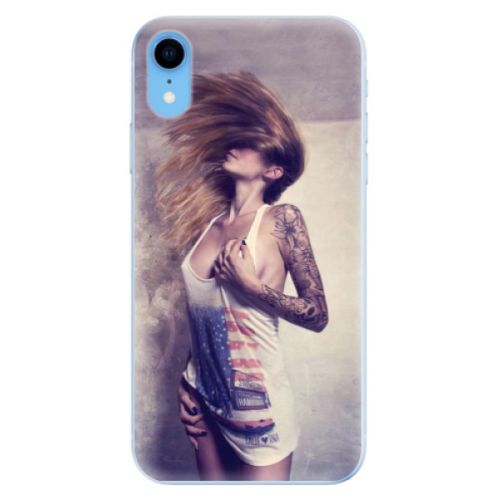 Odolné silikónové puzdro iSaprio - Girl 01 - iPhone XR