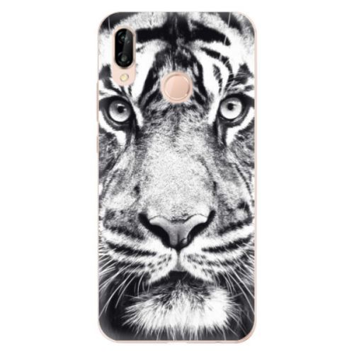 Odolné silikónové puzdro iSaprio - Tiger Face - Huawei P20 Lite