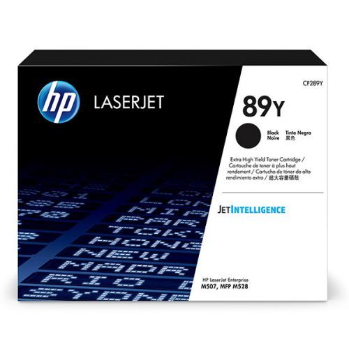 HP originál toner CF289Y, black, 20000str., HP 89Y, extra high capacity, HP LaserJet Enterprise M507, MFP M528