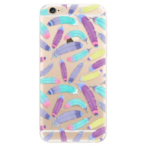 Odolné silikónové puzdro iSaprio - Feather Pattern 01 - iPhone 6/6S