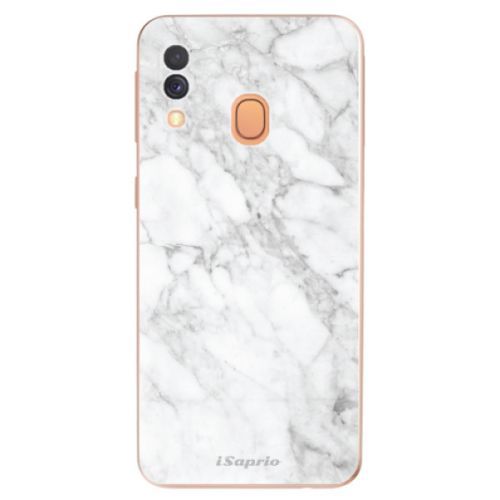 Odolné silikónové puzdro iSaprio - SilverMarble 14 - Samsung Galaxy A40