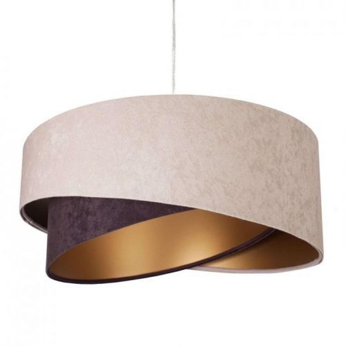Závesná lampa Arianna, vrstvený vzhľad, 2-farebná