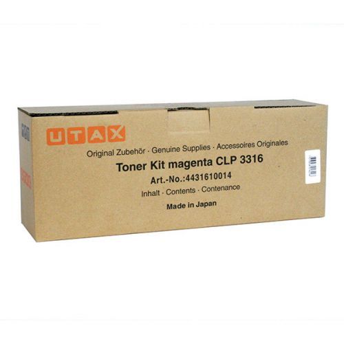 Utax originál toner 4431610014, magenta, 4000str., Utax CLP 3316, Triumph Adler 4316