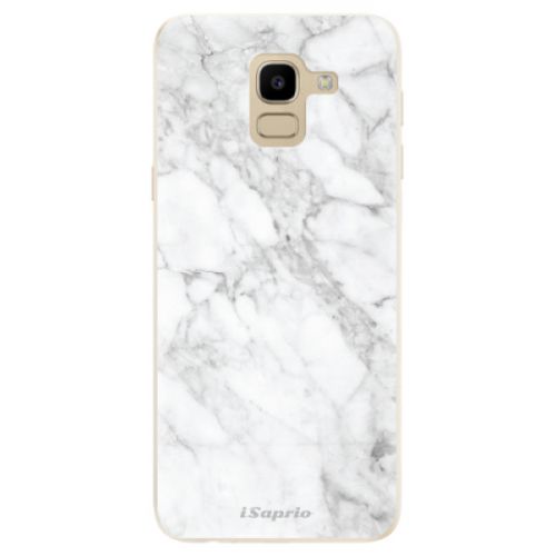 Odolné silikónové puzdro iSaprio - SilverMarble 14 - Samsung Galaxy J6