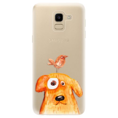 Odolné silikónové puzdro iSaprio - Dog And Bird - Samsung Galaxy J6