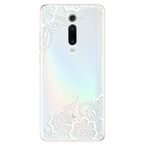 Odolné silikónové puzdro iSaprio - White Lace 02 - Xiaomi Mi 9T Pro