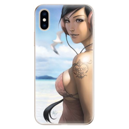 Odolné silikónové puzdro iSaprio - Girl 02 - iPhone XS