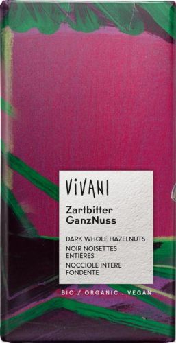 Vivani Bio Horká čokoláda s orieškami 100g