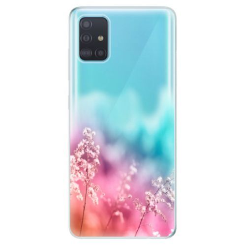 Odolné silikónové puzdro iSaprio - Rainbow Grass - Samsung Galaxy A51