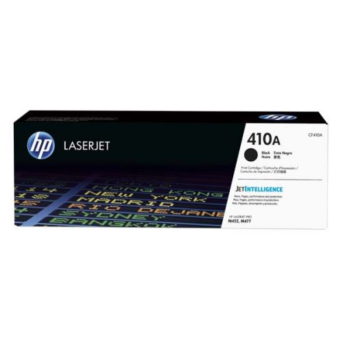 HP originál toner CF410A, black, 2300str., HP 410A, HP LJ Pro M452, LJ Pro MFP M477, 600g