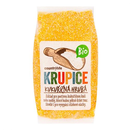 Country Life Krúpy kukuričná hrubá BIO 400 g
