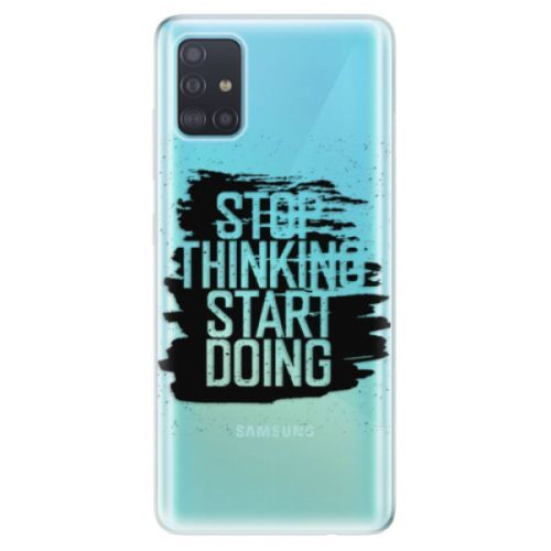 Odolné silikónové puzdro iSaprio - Start Doing - black - Samsung Galaxy A51
