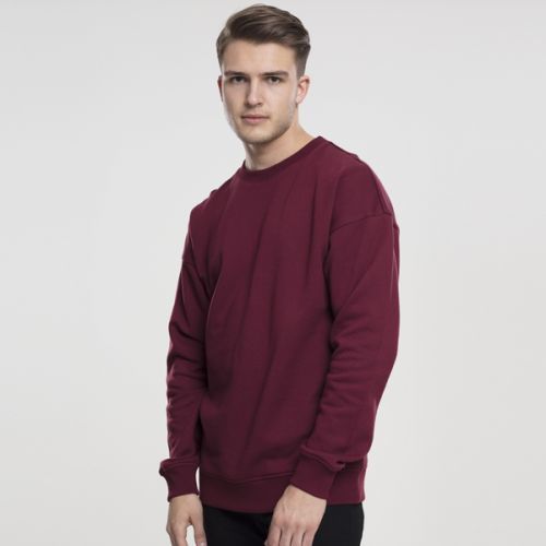 Pánska mikina Urban Classics Sweat Crewneck port - XS
