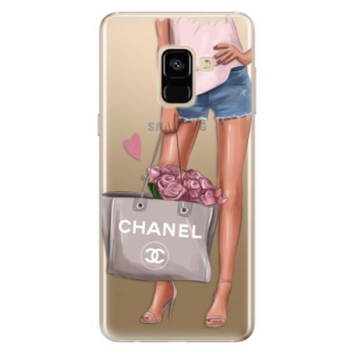 Odolné silikónové puzdro iSaprio - Fashion Bag - Samsung Galaxy A8 2018