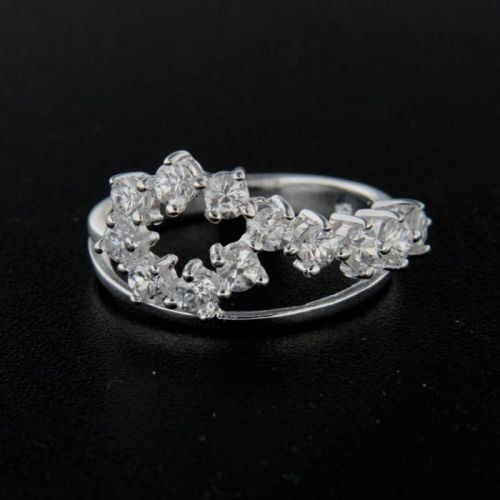 Strieborný prsteň 14343