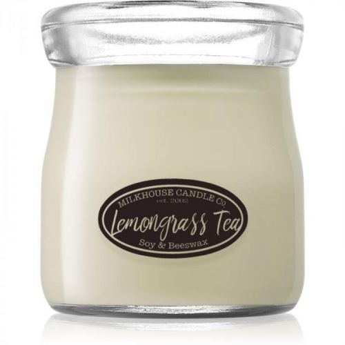 Milkhouse Candle Co. Creamery Lemongrass Tea vonná sviečka Cream Jar 142 g