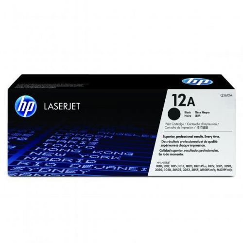 HP originál toner Q2612A, black, 2000str., HP 12A, HP LaserJet 1010, 1012, 1015, 1020, 1022, 3015, 3020