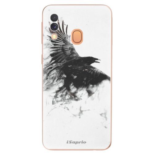 Odolné silikónové puzdro iSaprio - Dark Bird 01 - Samsung Galaxy A40