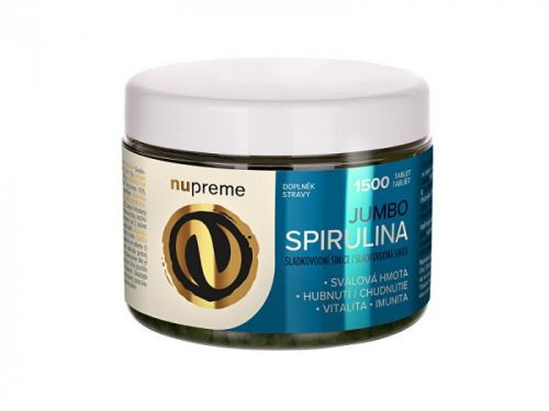 Nupreme Spirulina Jumbo 1500 tabliet BIO