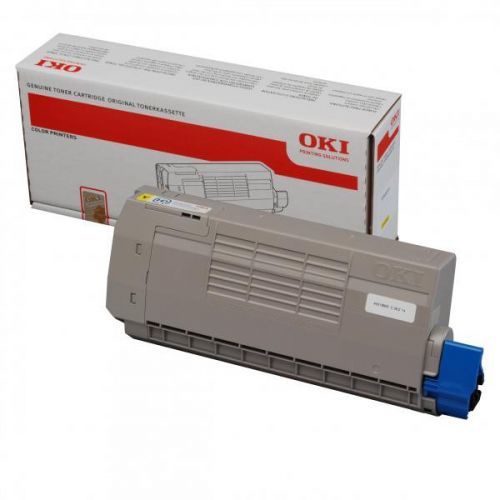 OKI originál toner 44318605, yellow, 11500str., OKI C710, C711