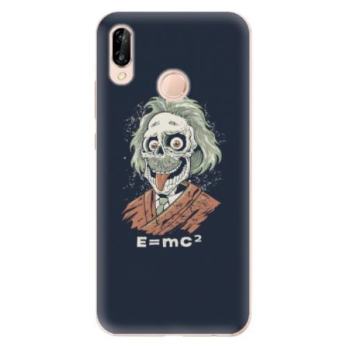Odolné silikónové puzdro iSaprio - Einstein 01 - Huawei P20 Lite