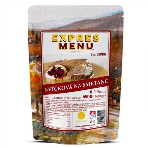 EXPRES MENU Sviečková na smotane bez lepku 2 porcie