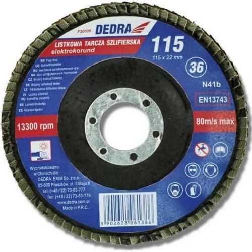 LÍSTKOVÝ BRÚSNY KOTÚČ HRÚBKA 120 115X22MM