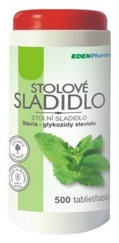 EDENPharma STOLOVÉ SLADIDLO - Stevia 500 tabliet