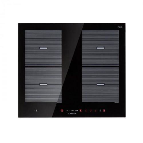 Klarstein Virtuosa Flex 60, indukčná varná doska, 4 zóny, 7200 W, Ceran, vstavaná, čierna