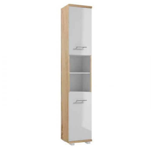 Vysoká skrinka do kúpeľne Bari C35 2D0S dub sonoma