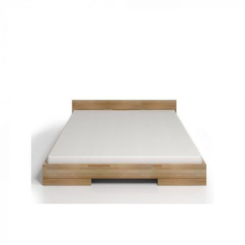 Dvojlôžková posteľ z bukového dreva SKANDICA Spectrum, 200 × 200 cm
