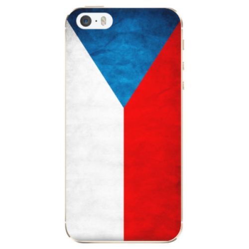 Odolné silikónové puzdro iSaprio - Czech Flag - iPhone 5/5S/SE
