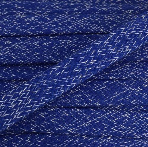 Bavlnená šnúra plochá 20 mm Melir cobalt