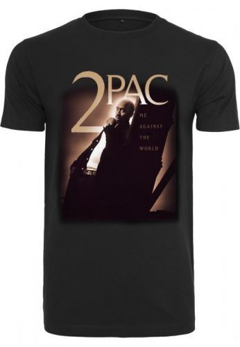Pánske tričko MR.TEE Tupac Me Against The World Cover Tee black Farba: black, Veľkosť: L, Pohlavie: pánske