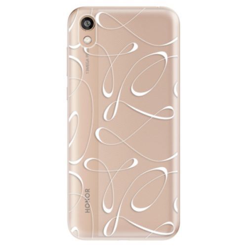Odolné silikónové puzdro iSaprio - Fancy - white - Huawei Honor 8S