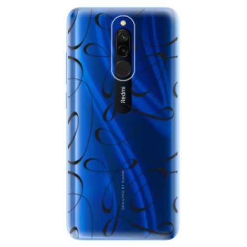 Odolné silikónové puzdro iSaprio - Fancy - black - Xiaomi Redmi 8