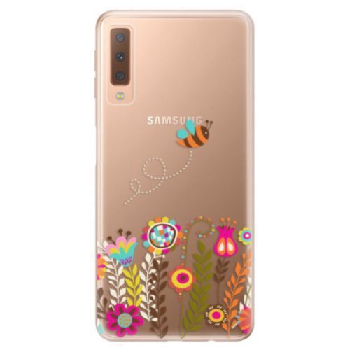 Odolné silikónové puzdro iSaprio - Bee 01 - Samsung Galaxy A7 (2018)